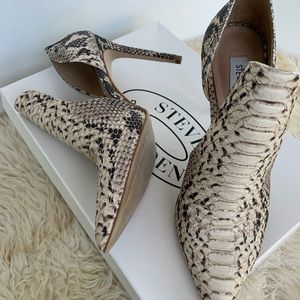 Steve Madden Snake Heels